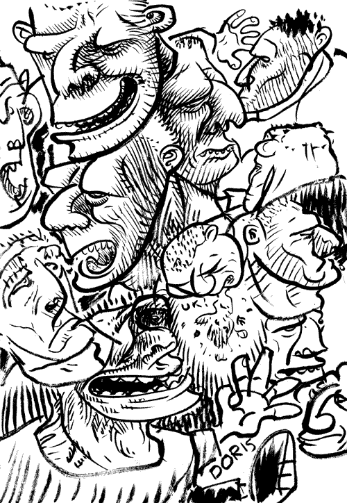 Snuz: Devlopment sketch of Doris